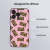 Fashion Game over Pink Phone Case For iPhone 16 15 14 13 Pro Max Plus Mini Frosted Soft Shell Funda