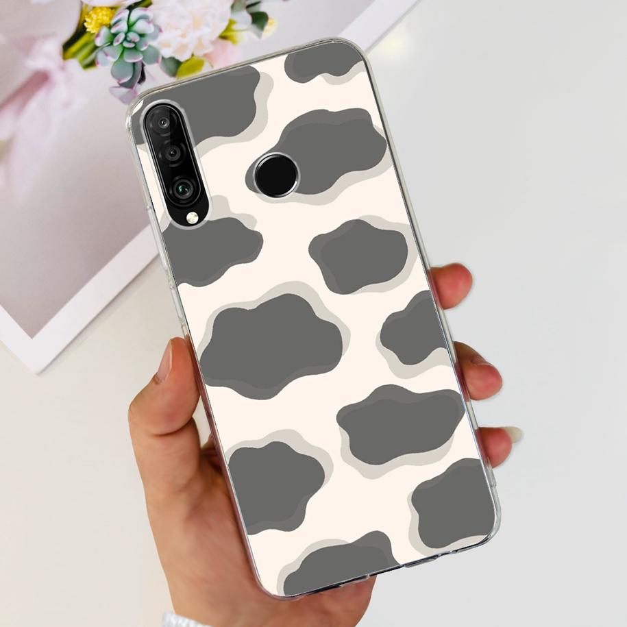 For Huawei P30 Lite Case 2020 Fashion Flower Bumper Soft Silicone Clear Cover For Huawei P30 Lite Pro Fundas P 30 P30Lite Hoesje