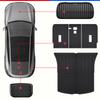 For 2025 2026 Tesla Model Y Juniper Trunk Mats Rear Seat Backrest Cover Protective Pad Frunk Cargo Liners Kick Pads Accessories