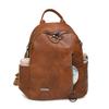 Retro PU Backpack Women's Large Capacity Multi-use Shoulder Bag
