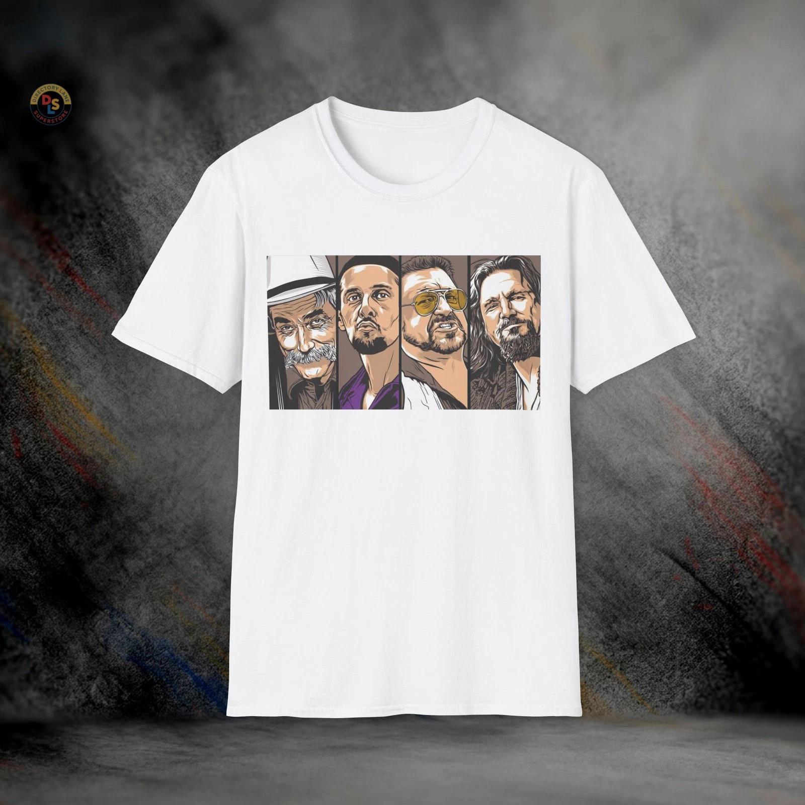The Big Lebowski The Dude Walter Jesus T-Shirt | Softstyle Tee M