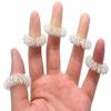 10Pcs/Set  Finger Massage Ring Acupuncture Acupressure Health Care Body Massager