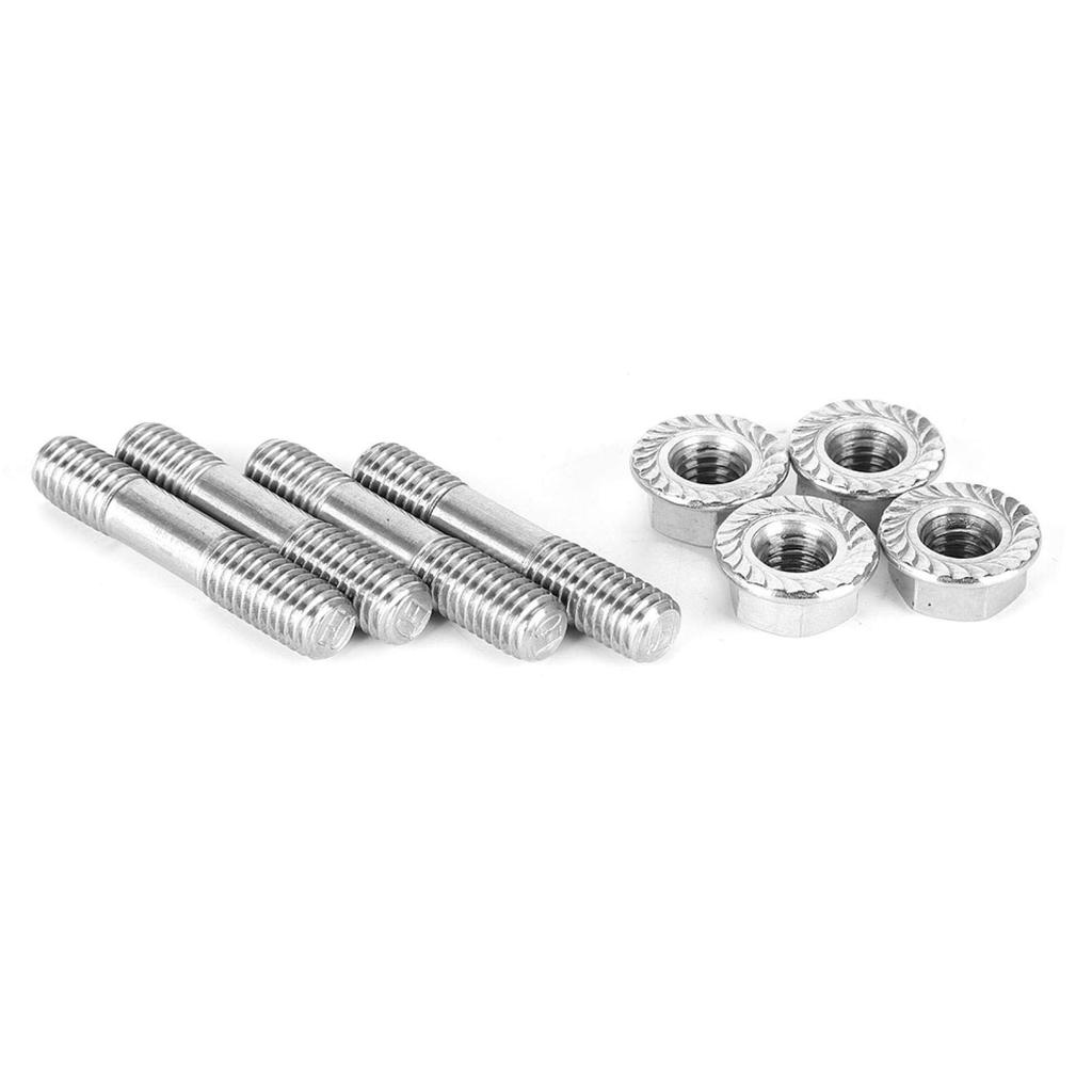 Exhaust Manifold Bolt Exhaust Bolt Nut Exhaust System Stud Nut M8 x 1.25mm Exterior Bolt Parts
