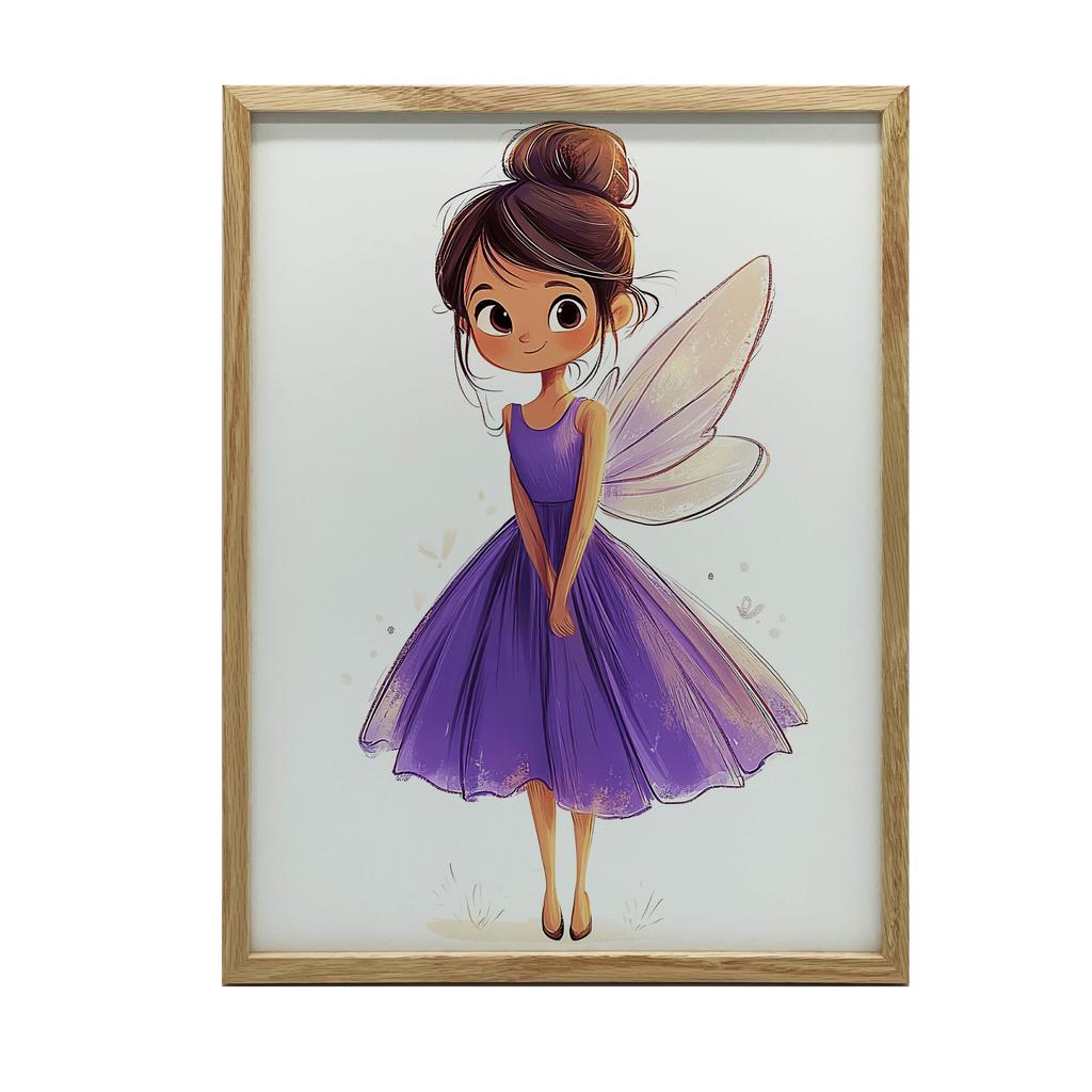 Poster Lovely Fairy Poster Lovely Fairy, 40X50 Cm, Black Aluminum Frame, 230 Gsm Matte Paper