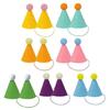 6/14Pcs Washable Animal Hat Tiny Pet Birthday Hat Decorative Headwears For Pet Costume Accessories