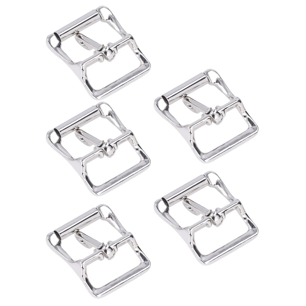 5-teilige Gürtelschnalle, einfacher, stilvoller, einfach zu installierender Ersatz aus Metallschnalle für die Herstellung von Taschen und Geldbörsen