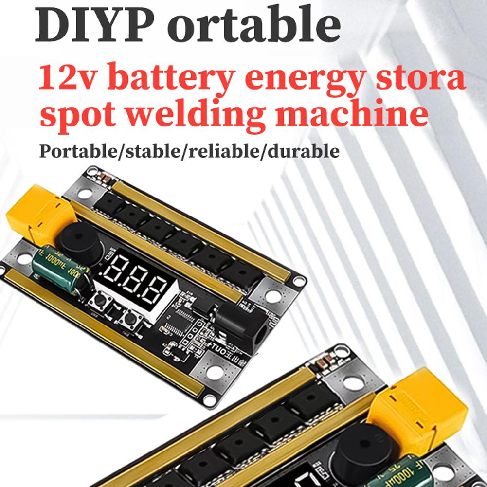99 Gears of Power Adjustable Mini Spots Welding Machine Control Board for  acid Battery Model Ship Battery Car