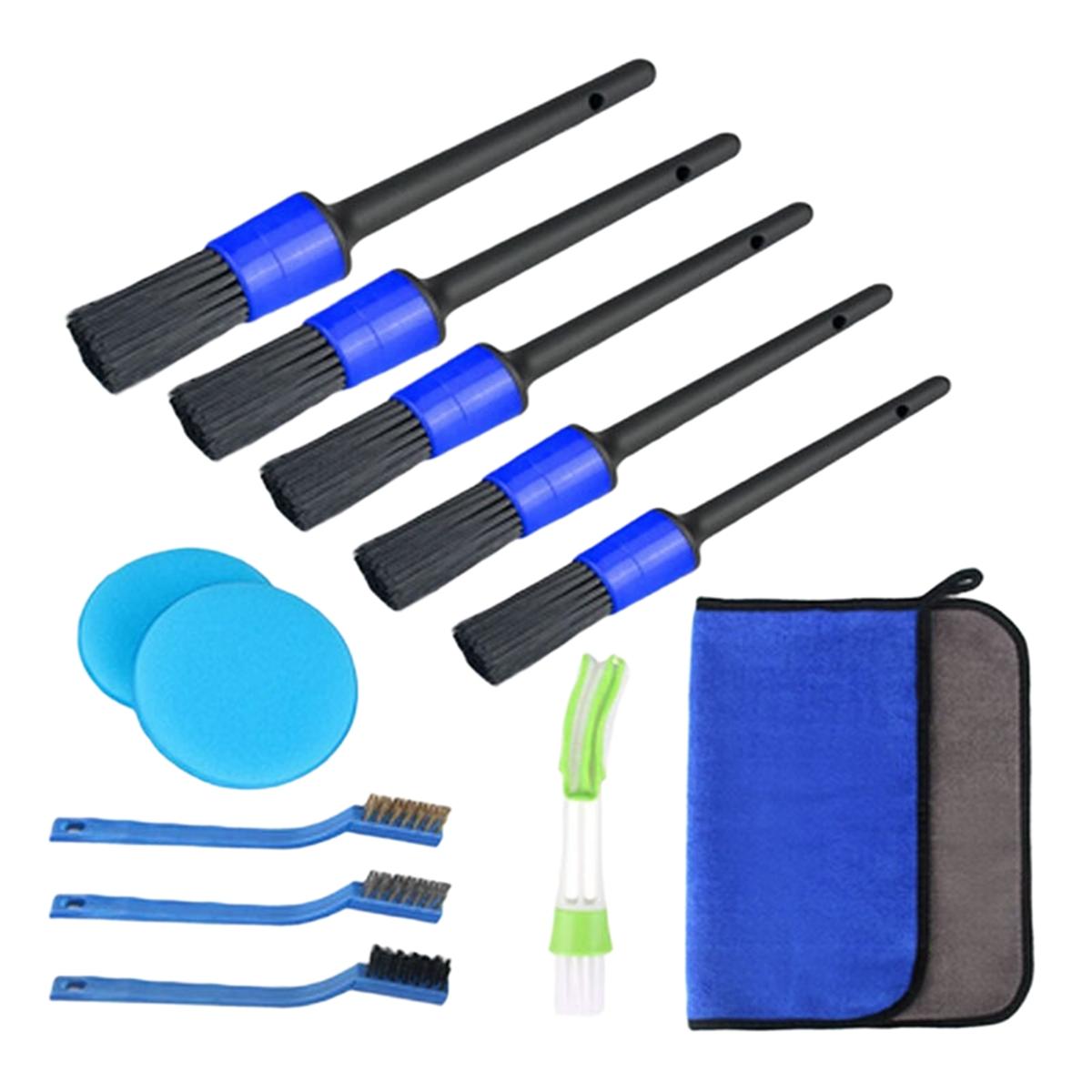 

2025+ 12-Piece Detail Brush Set, Multi-Purpose Car Detailing Brushes for Cleaning Car Interior, Exterior, Engine, Leath China Mainland