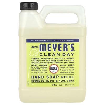 Liquid Hand Soap Refill, Lemon Verbena Scent, 33 Fl Oz (975 Ml)