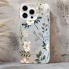 Coque de téléphone laser graphique petite fleur fraîche pour iPhone 16 15 14 Pro Max Plus 17 Pro Max 13 Mini 12 11 Pro Max Housse antichoc