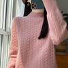Winter Women Sweater 100% Wool Turtleneck Knit Pullover Thick Jumpers MODERN NEW SAGA Female Knit Tops