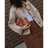 Stylish Niche Design Pleated PU Cloud Clutch Bag for Women