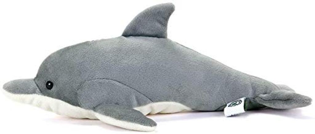 Calorata Bottlenose Dolphin Plush Toy Realistic Dolphin Animal Toy Doll Gift Present Birthday Christmas Present (Reclining Series/Soft Touch) (Twice
