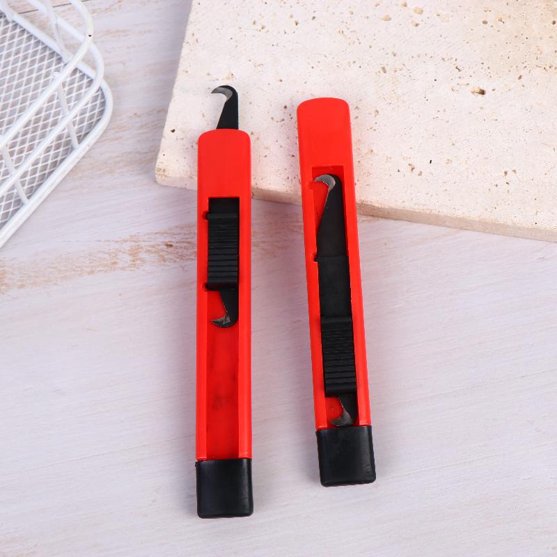 2Pcs Golf Retractable Hook Bladed Knife Portable Tool For Re-Gripping Golf Clubs Golf Accessories High Strength Carbon Steel