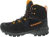 Men's Trekking Shoes Mammut Sapuen High GTX Black/orange