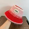 Wool Blend Bucket Hat With Wide Brim For Autumn Winter Outdoor Casual Wear