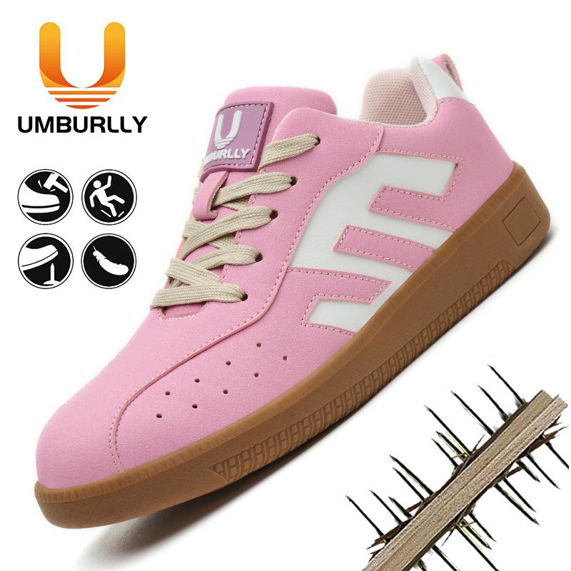 

Summer smash-proof and stab-proof work shoes functional shoes flowing flying weaving breathable versatile mountaineering women s shoes 44 розовый