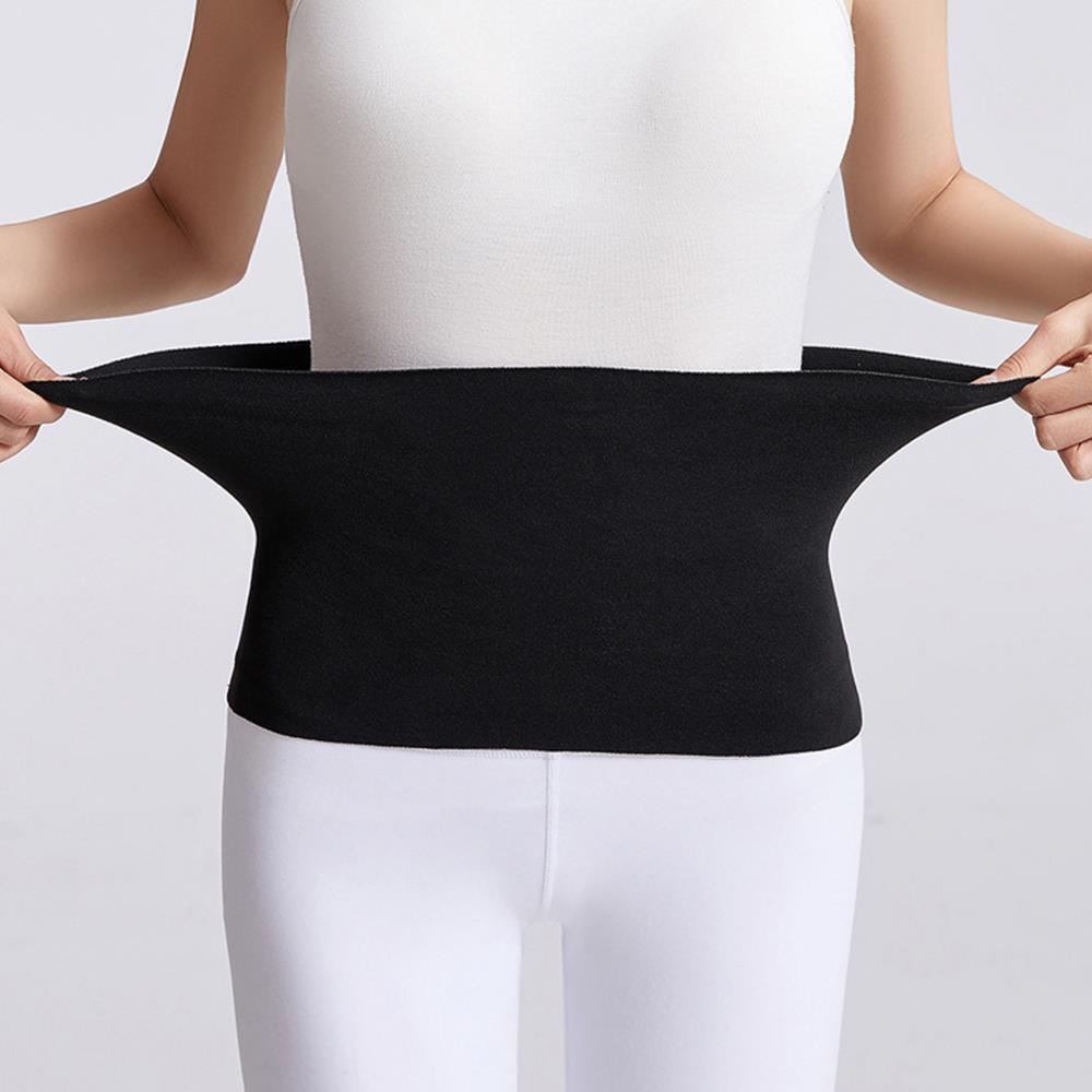 2025 Elastic Fleece Thermal Waist Support Abdomen Back Pressure Warmer Inner Wear Winter Cummerbund Stomach Protector Sport Belt