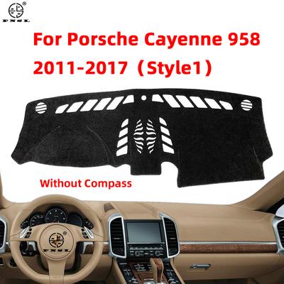 For Porsche Cayenne 958 2011~2017 GTS Turbo S Anti-Slip Mat Dashboard Cover Pad Sunshade Dashmat Protect Carpet Accessories Cape
