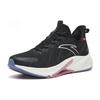 Anta Rocket 4.0 Cushioned Wear-Resistant Breathable Low-Top Running Shoes Women's Black Purple Sneakers 122245530-8