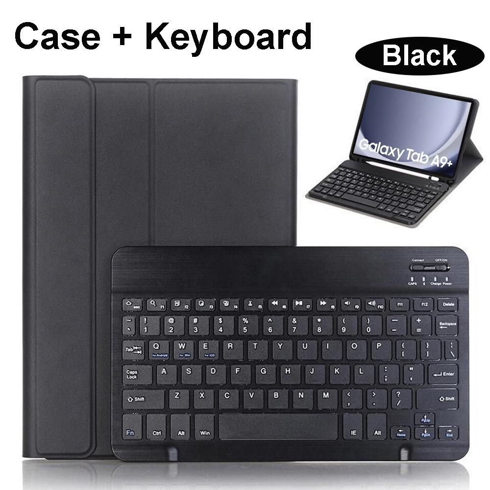 

Case for Samsung Galaxy Tab A9 Plus 11 Inch,Detachable Bluetooth Keyboard cover for Samsung Tab A9+ SM-X210/X216/X218 Samsung Galaxy Tab A9+ &Korean keyboard