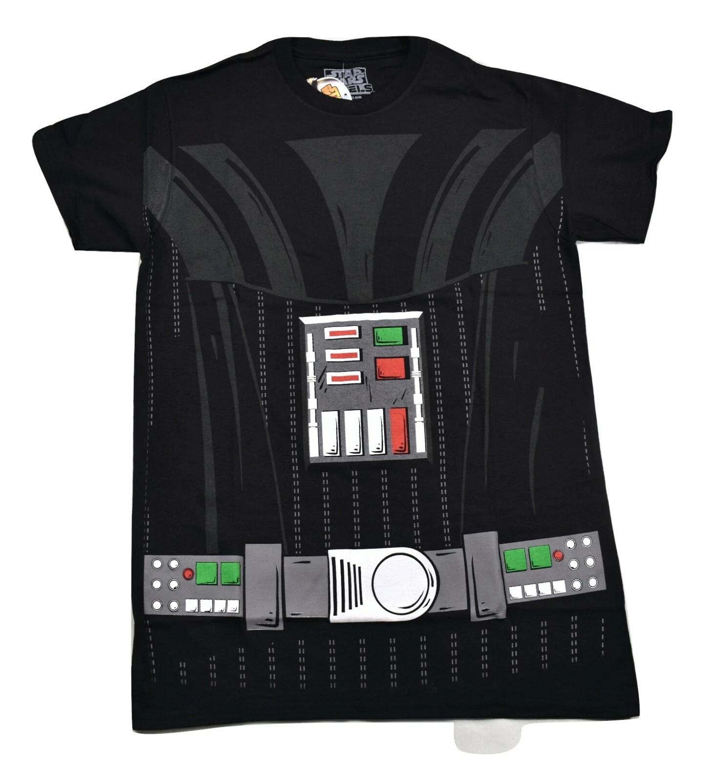 Star Wars Mens Darth Vader Costume Cosplay Black Shirt NWT Small 4XL