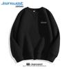 Jeanswest Men's Casual Crew Neck Letter Print Loose Sweatshirt
