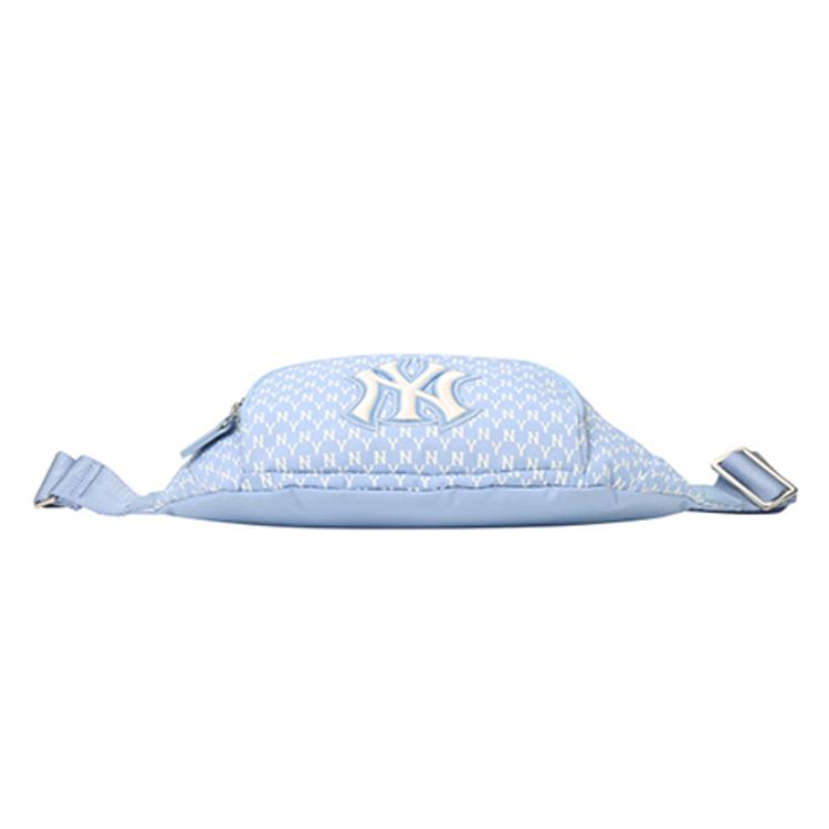 New MLB Monogram Collection Nylon Shoulder Bag Crossbody Bag Fanny Pack Regular Unisex Haze Blue 32BGC9111-50S