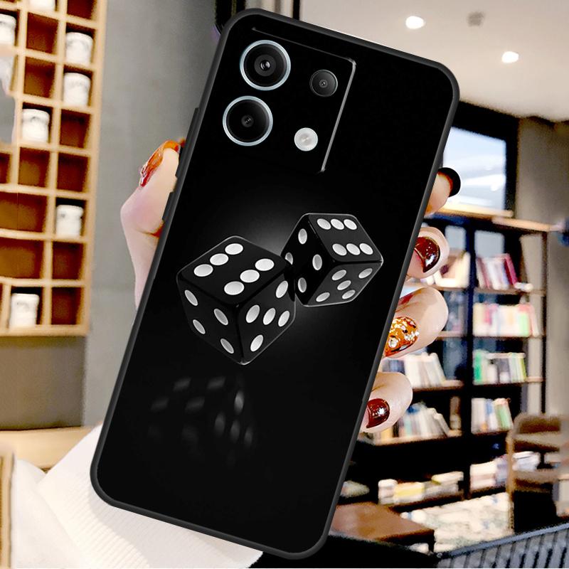 

Dices Poker Casino For Xiaomi Redmi Note 14 Pro 9 10 11 12 13 15 Pro Plus Case For Redmi 15 15C 13C 12C 10C 14C Redmi Note 13 Pro 4G