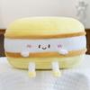 Simulation Hamburger Buns Plush Toy PP Cotton Hamburger Buns Soft Doll  Home Decor