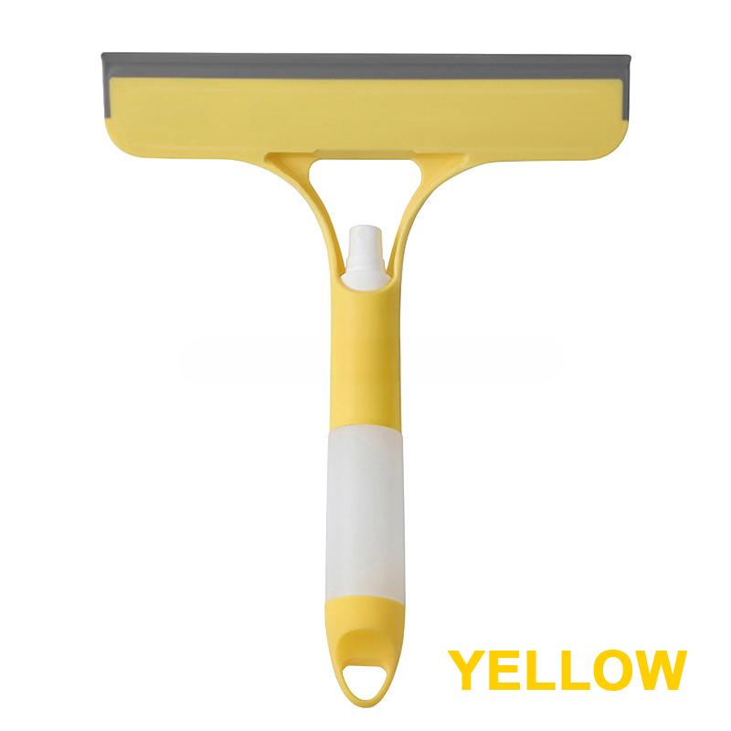 Car Glass Cleaning Wiper 3 In 1 Car Door Window Windshield Cleaner Squeegee with Spray Bottle for Car Home Washing Tool