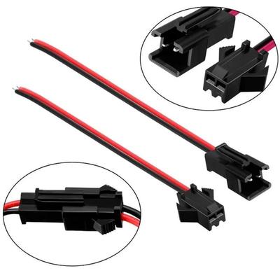 10Pcs 2Pin Plug Socket Male To Female Wire Connector LED Strips Lamp Driver Connectors Cable Quick Adapter 10cm Connector Cable