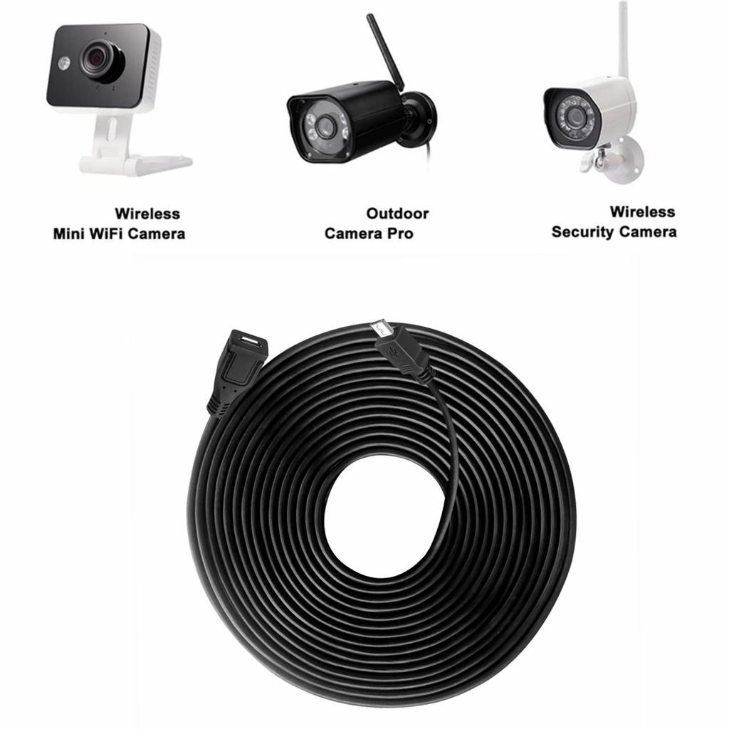 Micro USB TypeB 5Pin Male to Female Extension Cable Power Supply Wire Charging Cable Full Pin Connector Accessories