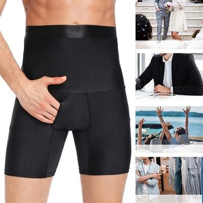 Pánske nohavičky Boxerky Pevné zoštíhľujúce Tenisky s vysokým pásom Body Tvarovanie Tvarovanie tela Kompresia Slim Fit Spodná bielizeň