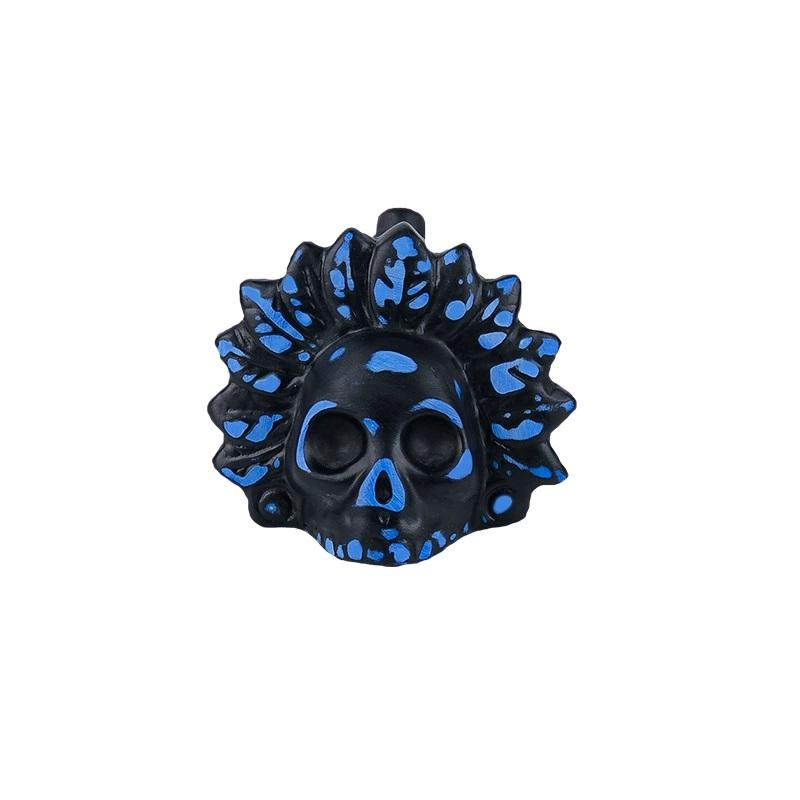 Skull Aztec Death Whistle, Horrible Human Sounding Screams Whistle Sound of Death Whistle Halloween Dias De Los Muertos Gift