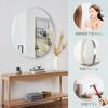 Homirio Wall Hanging Aluminum Round Makeup For Living Stylish Wall Hanging Mirror Diameter Mirror, Frame, Mirror, Mirror, Bathroom, Entrance, Room,