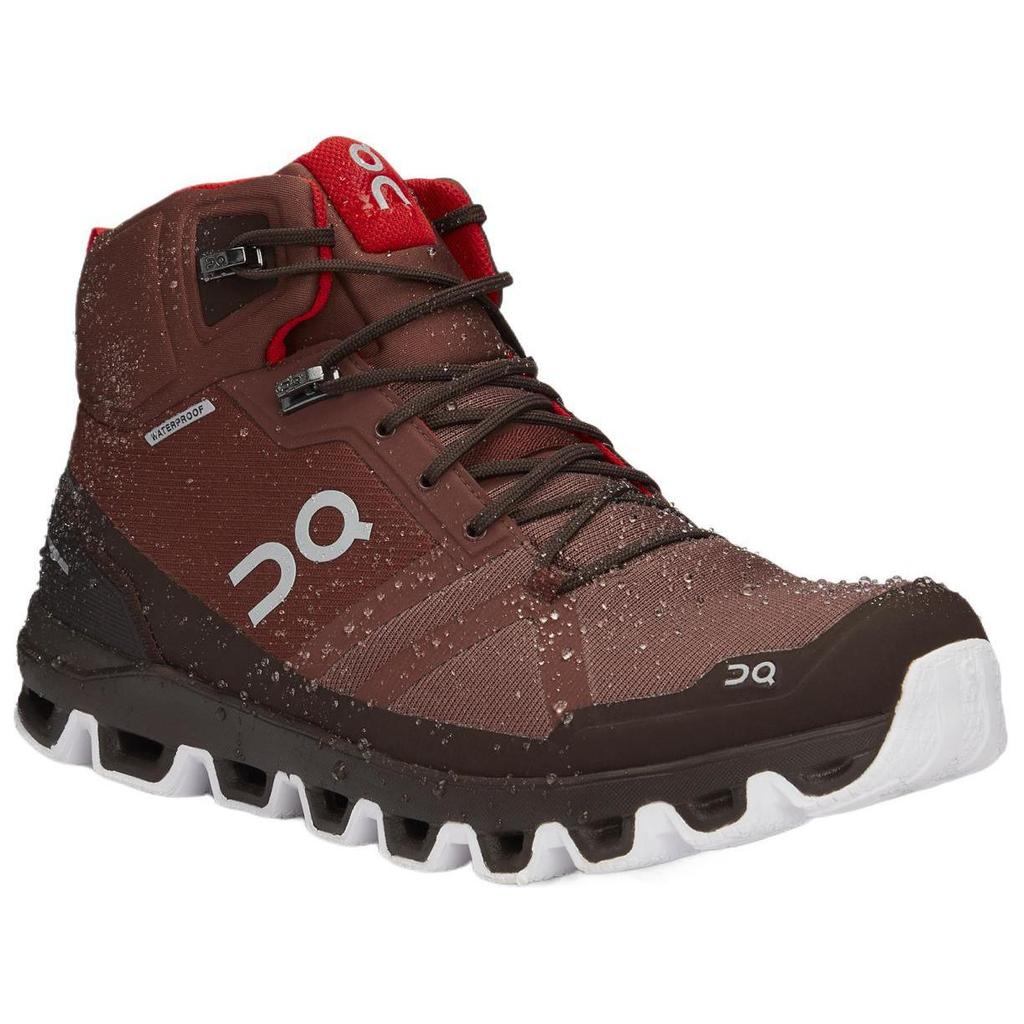 ON Cloudrock Wasserdichter Wanderstiefel Kakao Rot Herren Sneaker Braun 23.99855