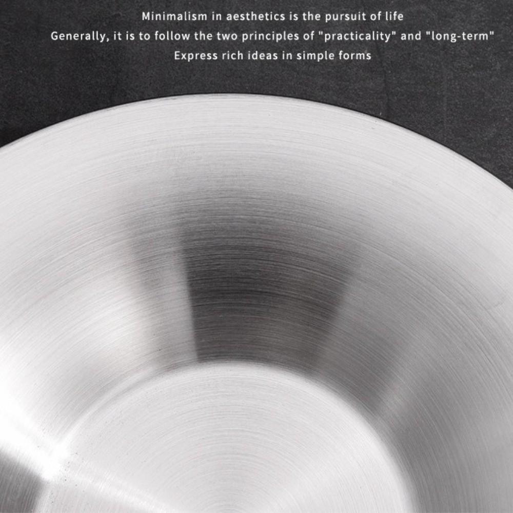 Deepened Design Stainless Steel Plates 304 Stainless Steel Noodles Bowl Tableware For Dining