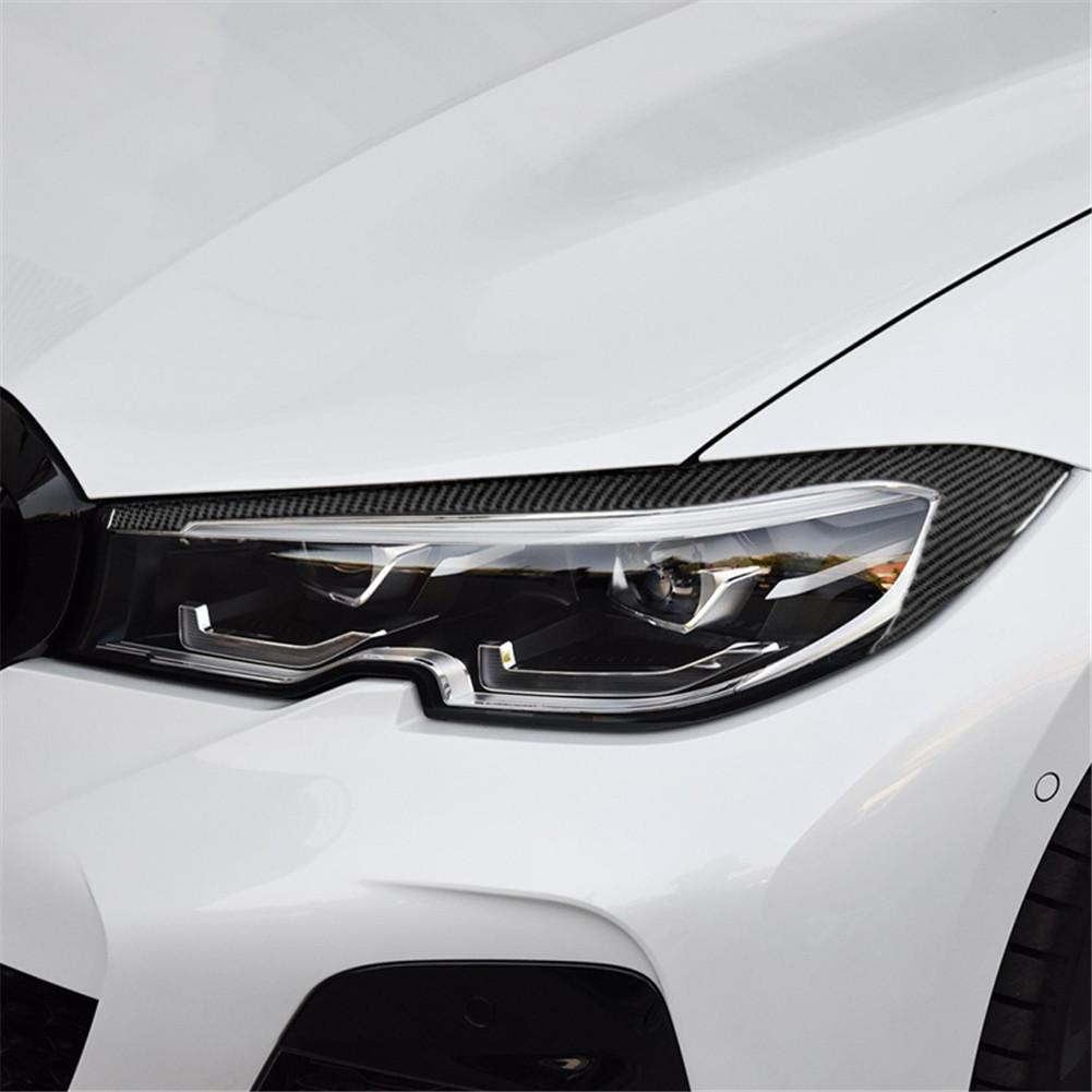 For BMW 3 Series G20 2019-2020 Accessories Car Interior Button Panel Cover Decorative Carbon Fiber Sticker