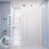 LIEI PEVA Waterproof No-Punch Shower Curtain
