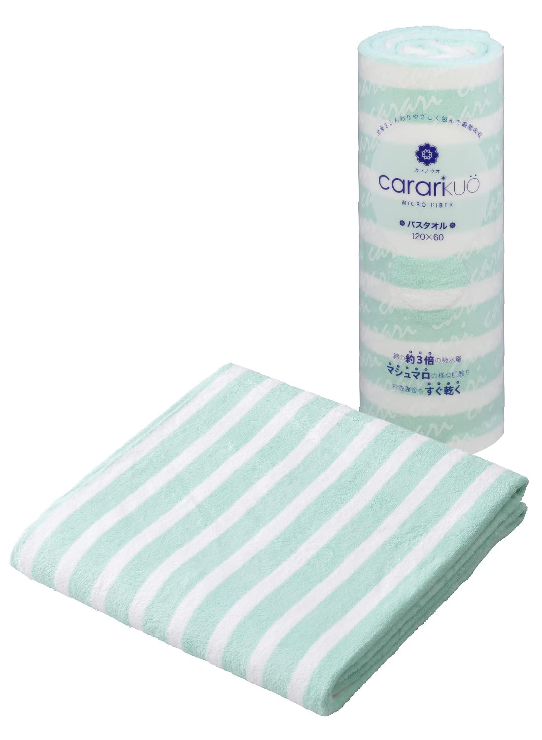 

Банное полотенце CB JAPAN carari Микрофибра с водопоглощающей способностью KUO Border Green Набор из 1 шт. Быстро впитывает воду между волокнами Быстро сохнет