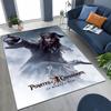 Captain Jack Pirates of The Caribbea Johnny Depp Carpet Rug for Bedroom Living Room Sofa Home Doormat Decor,Non-slip Floor Mat