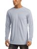 Long for Running Golf Long Tennis Large Fishing Gym Quick Light M [MAGCOMSEN] T-shirt Men, Wear, Thin, Wear, Soft, Sleeve, T-shirt, Size, Wear, Dry,