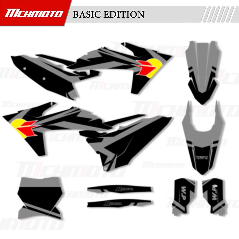 MCHMFG For KTM SX SXF 2007-2025 EXC XCW 2008-2026 Team Motorcycle Graphics Background Decals Sticker Kits