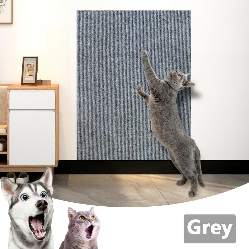 Cat Scratching Mat DIY Cats Scratch Board Sofa Protection Paws Sharpen Trimmable Self-adhesive Carpet Cats Anti-scratching Board