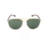 Ray Ban Green Aviator Unisex Sunglasses Rb3683 001 31 56