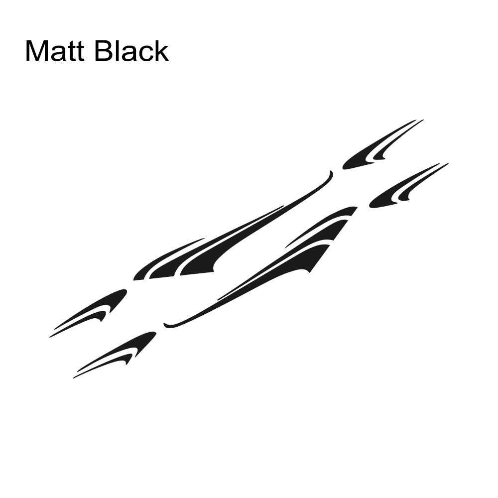 

6Pcs Car Body Stickers For Carnavan Van Touring Car Decal Auto Accessories For KNAUS TABBERT WEBERG MORELO Forest River Jayco Matt Black