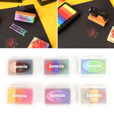 Child Craft Oil Based DIY Ink Pad for Rubber Stamps Fabric Wood Paper Inkpad、Fad