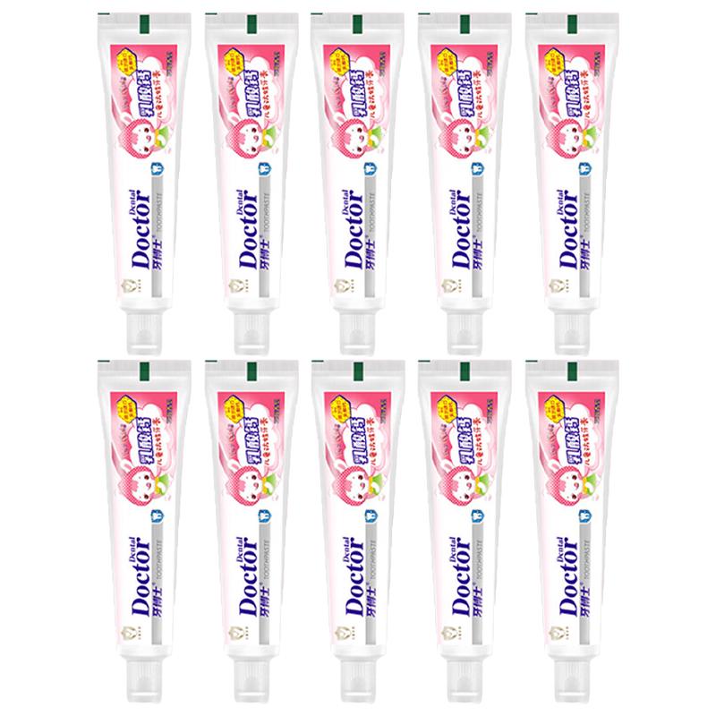 Dr. Ya Kids Fluoride Anti-Cavity Toothpaste - Strawberry (10x50g)
