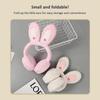 Cute Bunny - Ears Foldable Ear Muffs for Women & Girls - Winter Warm Fluffy Ear Covers